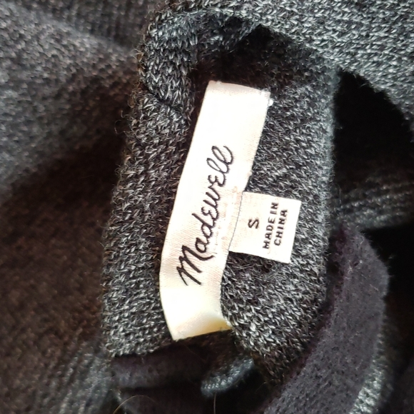 Madewell Gray Crew Neck Sweater - Picture 6 of 8